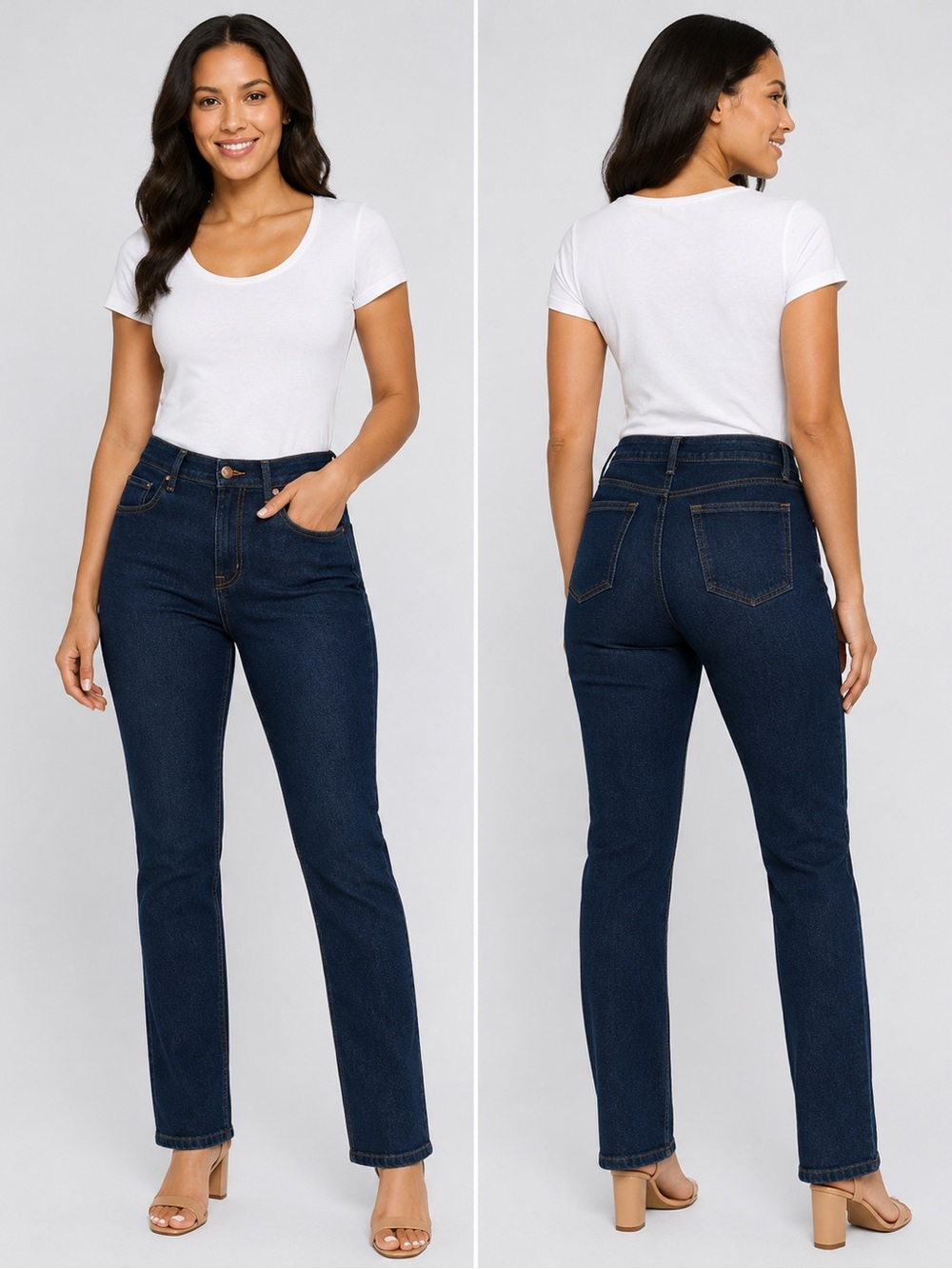 SIMPLY BE. ANTHOLOGY SKINNY JEANS - INDIGO BLUE SIZE 12 (NEW WITH TAGS)